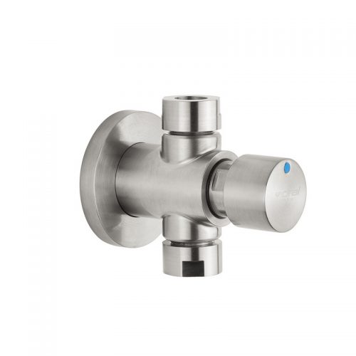 Stainless steel wall mounted self-closing push button tap for 