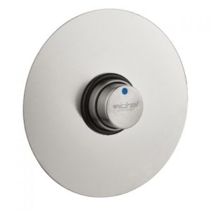 Stainless steel wall mounted self-closing push button tap for shower